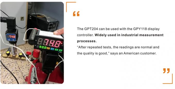 Kompakter 24VDC-industrieller digitaler hydraulischer Drucktransmitter für genaue Messwerte 2