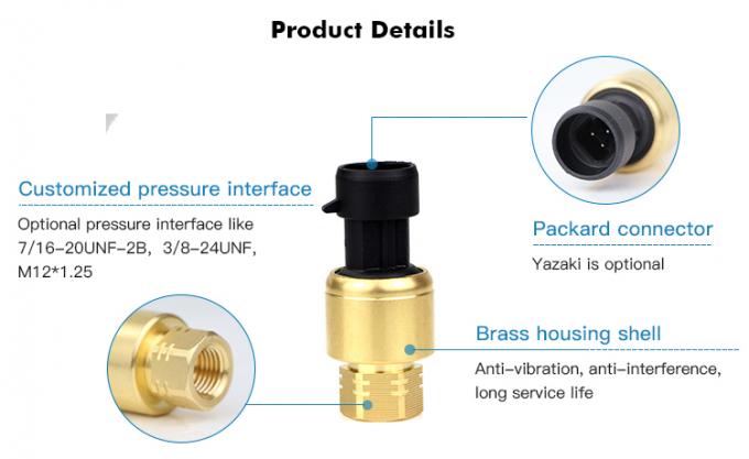 RPT233S 0~20MPa Packard Yazaki 1%FS Keramikdrucksensor für das HAVC-System 0