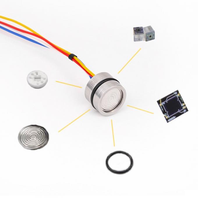 RJ10 OEM Edelstahl Universal 19mm piezoresistiver Siliziumdrucksensor für Wasser Luft Flüssiggas 1