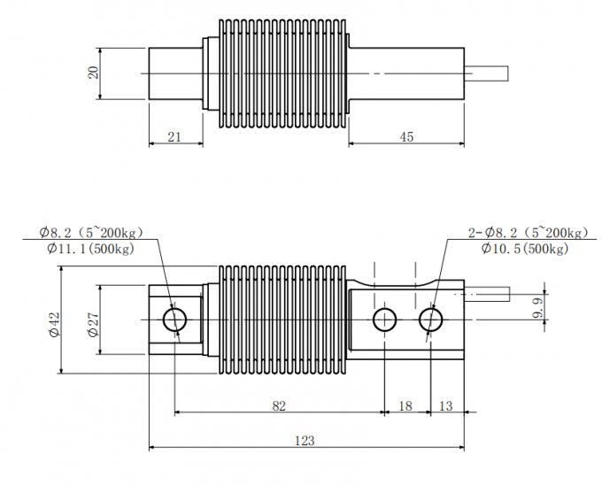C3 Einzelpunktlastzelle Beugungsstrahl Kraftwandler 5kg 10kg 50kg 100kg 500kg für Gürtelgewichtung Hopper Tank Waage 0