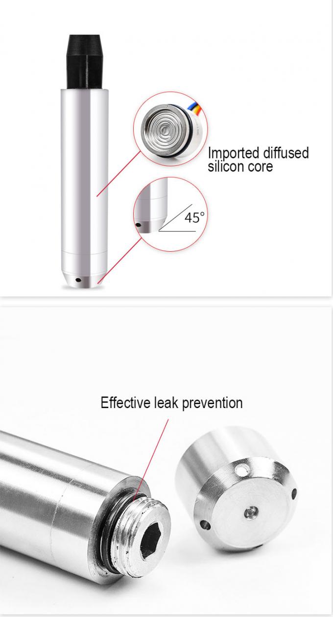Hochgenaue Wasserstandssonde Hydrostatische Tauchgeräte 0-5V Flüssigwasserstandssensoren 0