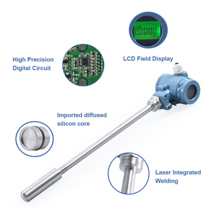 304SS Theorie Stromsensor Ballastwasserstandsübertrager und analoger 0-5V Unterwasserwandler für die Ebene Sensing 2