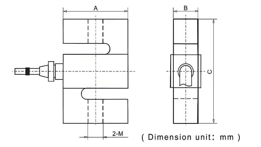 Mikro-Zugkraftsensor Edelstahl W&auml;gezelle 1